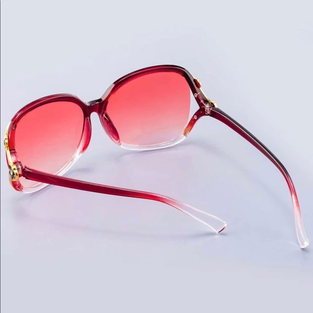 🕶 2/$22 Pink ombré sunglasses / NWOT - Picture 4 of 5